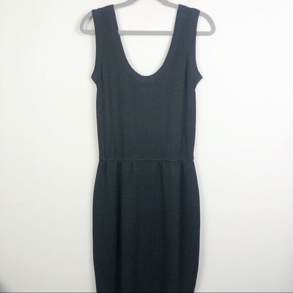 ST. JOHN | Vintage Black Two Piece Set Dress & Crop Bolero Jacket Women’s 10 - Picture 11 of 12